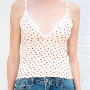 NWOT Brandy Melville Amara Floral Tank